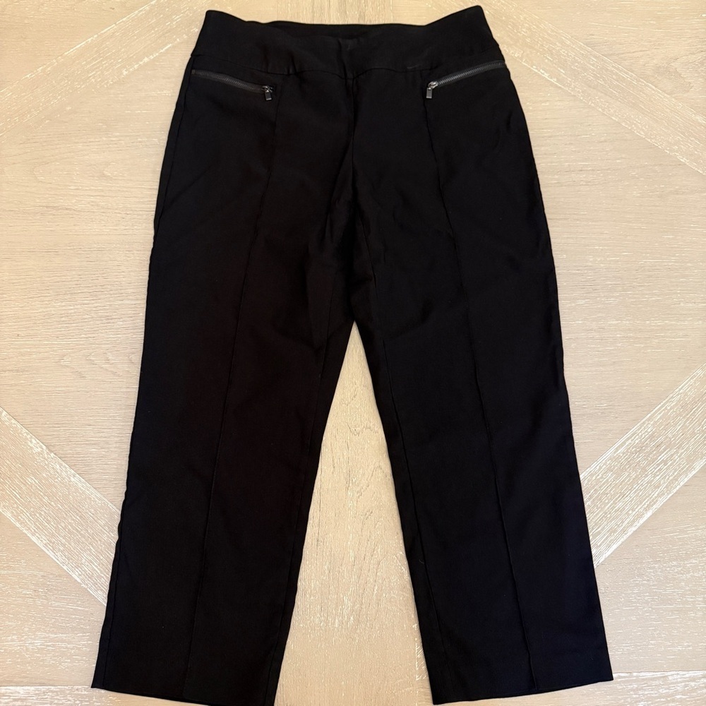 Style & Co Black Capris with Classic Straight-Leg Design